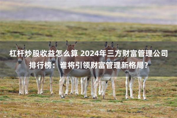 杠杆炒股收益怎么算 2024年三方财富管理公司排行榜：谁将引领财富管理新格局？