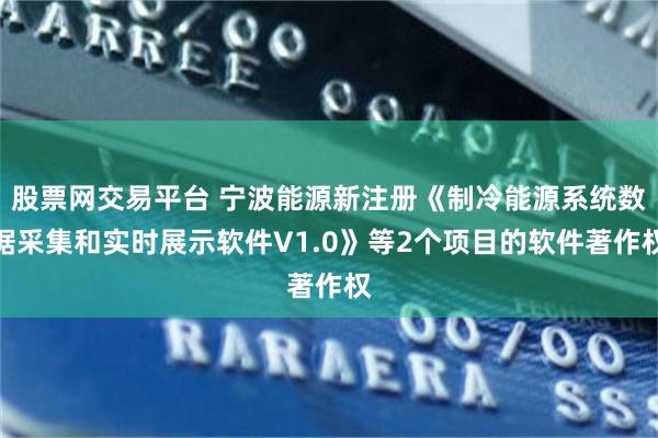 股票网交易平台 宁波能源新注册《制冷能源系统数据采集和实时展示软件V1.0》等2个项目的软件著作权