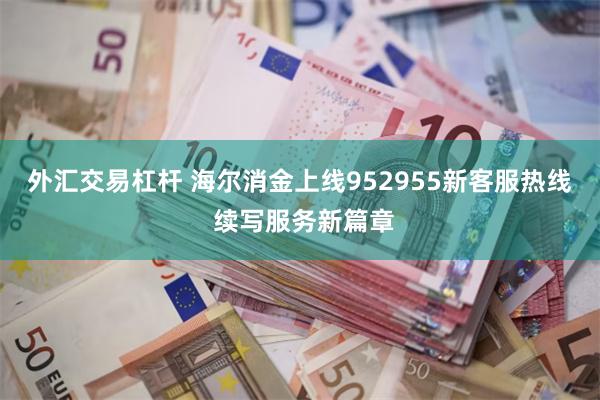 外汇交易杠杆 海尔消金上线952955新客服热线 续写服务新篇章