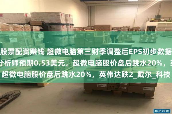 股票配资赚钱 超微电脑第三财季调整后EPS初步数据为0.29-0.31美元，分析师预期0.53美元。超微电脑股价盘后跳水20%，英伟达跌2_戴尔_科技