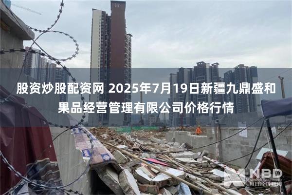 股资炒股配资网 2025年7月19日新疆九鼎盛和果品经营管理有限公司价格行情