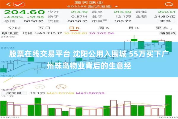 股票在线交易平台 沈阳公用入围城 55万买下广州珠岛物业背后的生意经