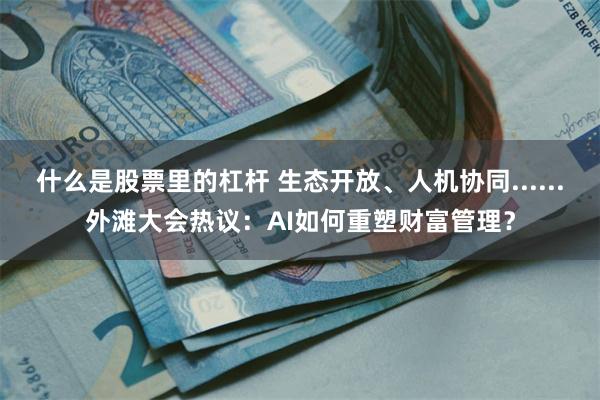 什么是股票里的杠杆 生态开放、人机协同......外滩大会热议：AI如何重塑财富管理？