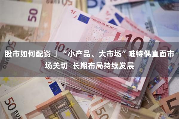 股市如何配资 ​“小产品、大市场”唯特偶直面市场关切  长期布局持续发展