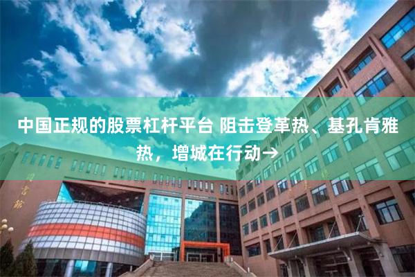 中国正规的股票杠杆平台 阻击登革热、基孔肯雅热，增城在行动→