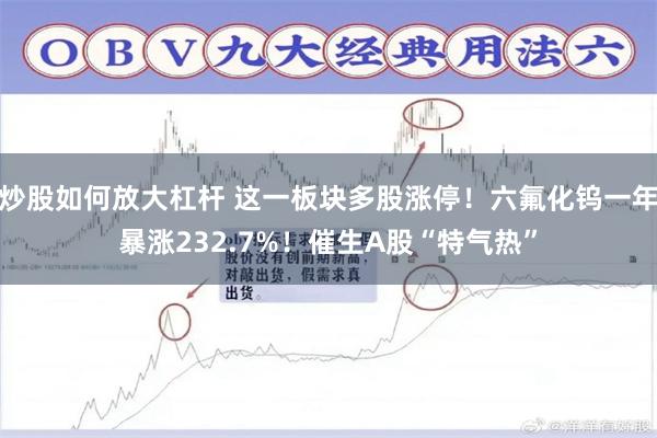 炒股如何放大杠杆 这一板块多股涨停！六氟化钨一年暴涨232.7%！催生A股“特气热”