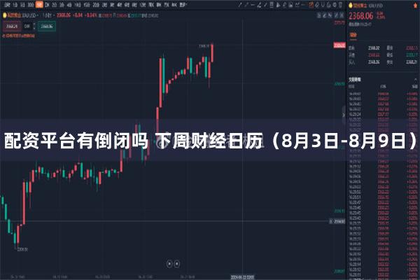 配资平台有倒闭吗 下周财经日历（8月3日-8月9日）