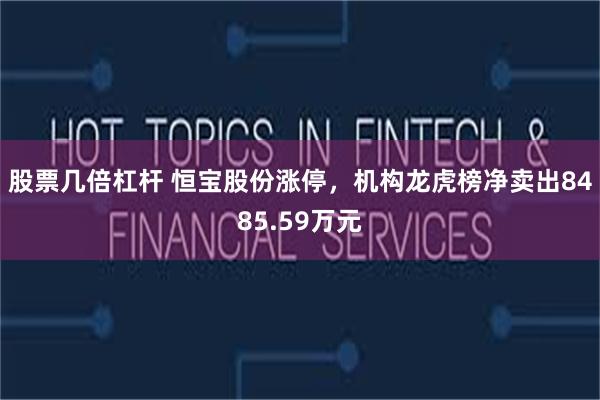 股票几倍杠杆 恒宝股份涨停，机构龙虎榜净卖出8485.59万元