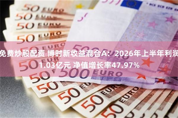 免费炒股配资 博时新收益混合A：2026年上半年利润1.03亿元 净值增长率47.97%