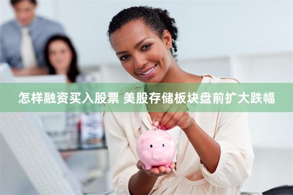怎样融资买入股票 美股存储板块盘前扩大跌幅