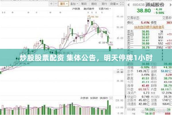 炒股股票配资 集体公告，明天停牌1小时